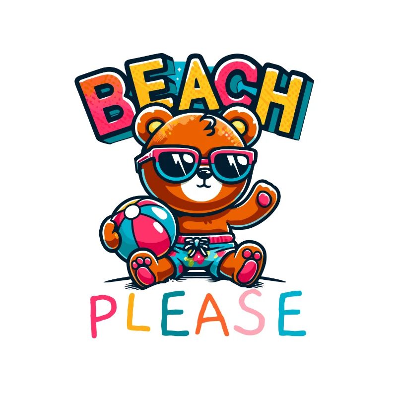 lustiger Bär - Beach Please
