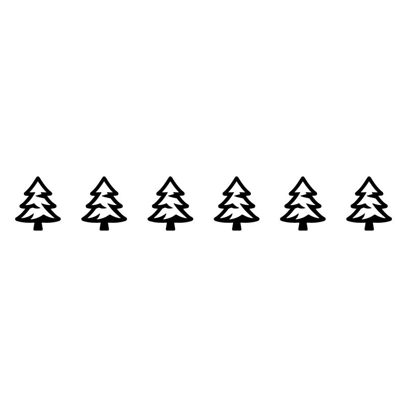 Fir tree icon forest