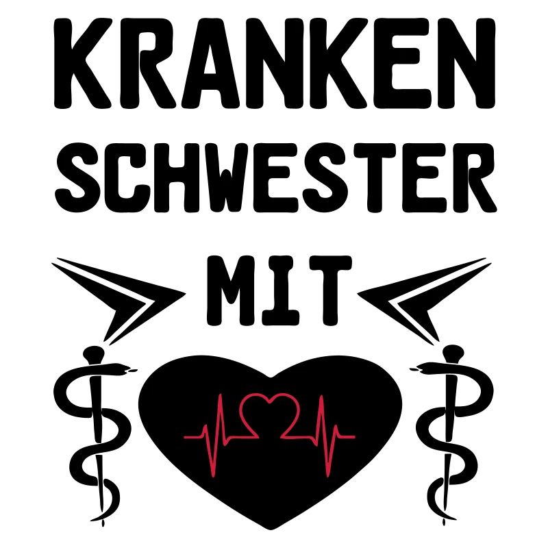 Krankenschwester mit Herz Medizin Geschenk