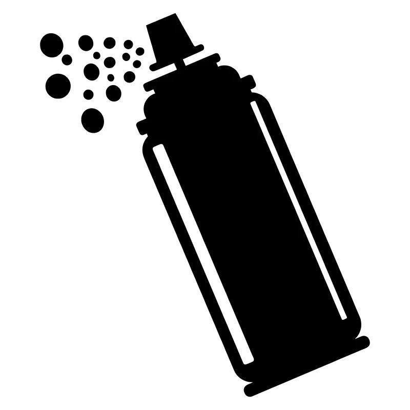 Coarse grain spray can