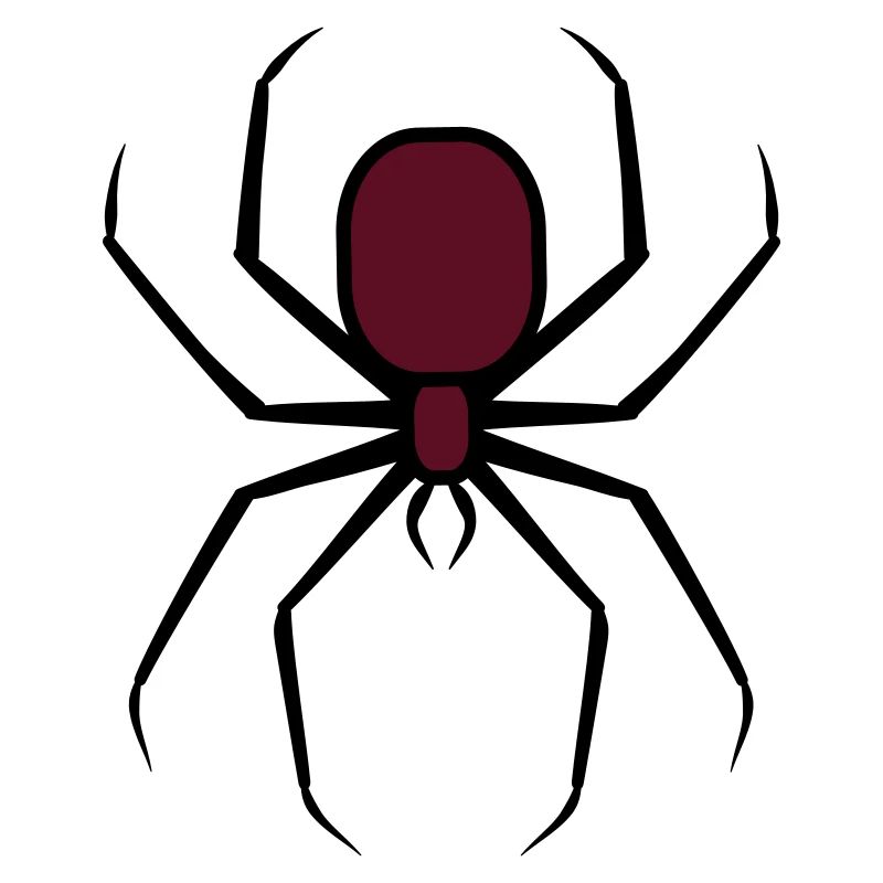 Gruselige Halloween Unheimliche Goth-Spinne 3