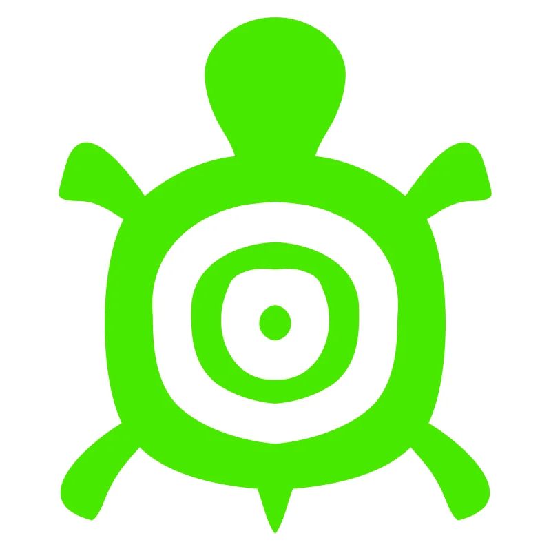 Turtle Turtle Shell Circles Tank Logo