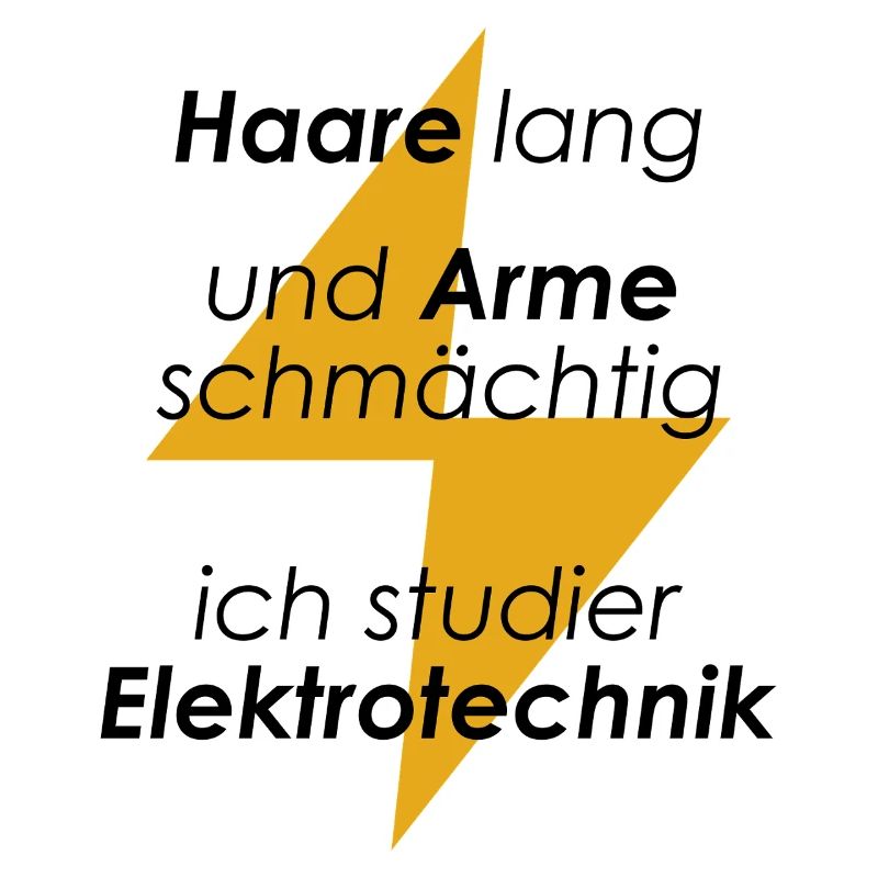 Unispruch "Haare lang Arme schmächtig" Studenten