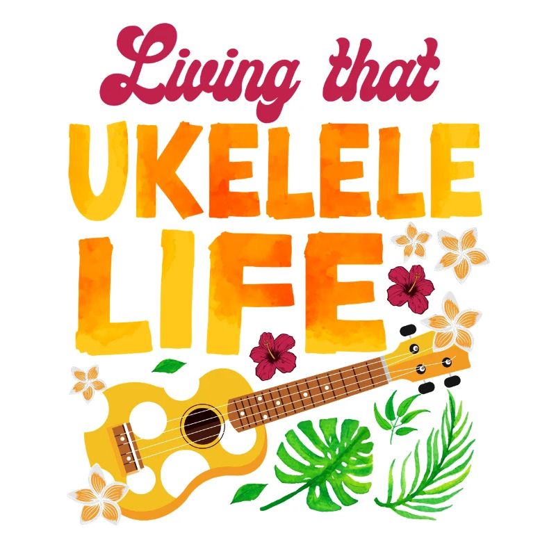 Ukulélé hawaïen Uke vivant que ça