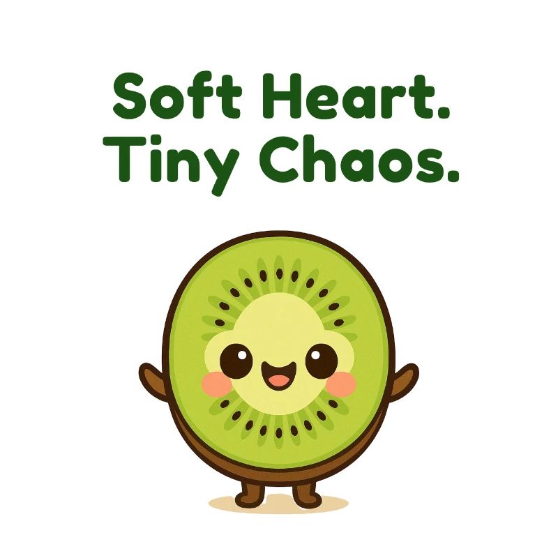 Soft Heart Tiny Chaos Kiwi