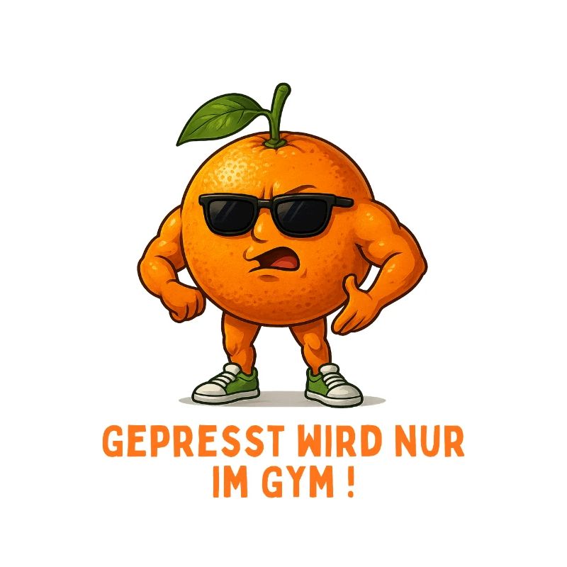 Orangenheld: Gepresst wird nur im Gym