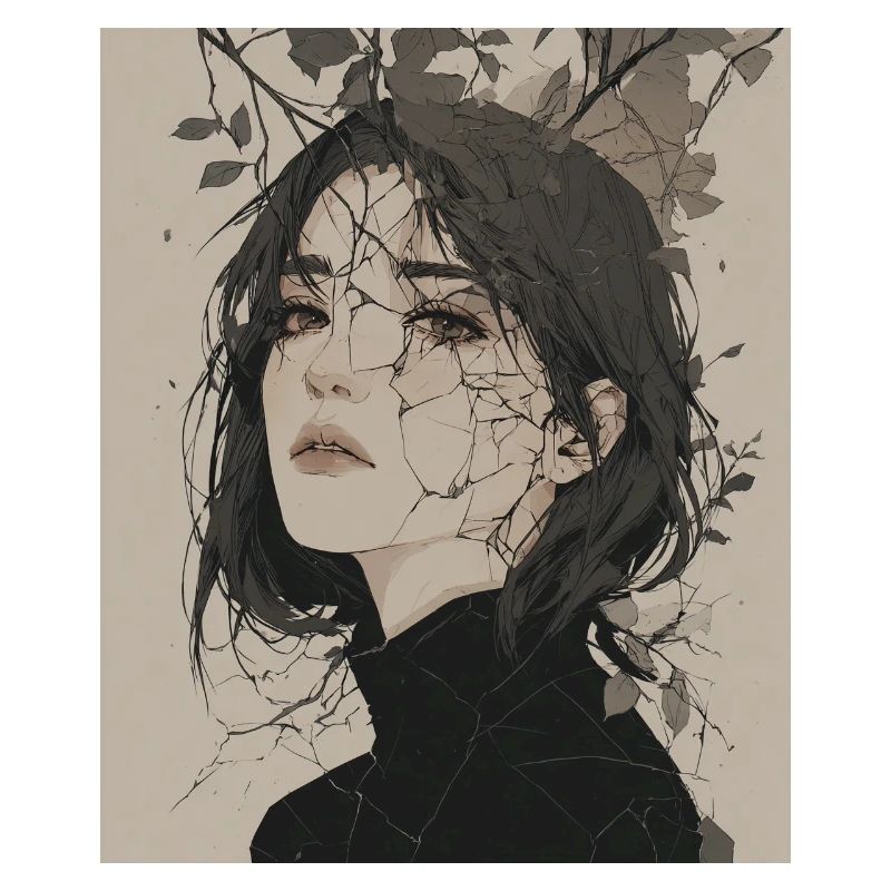 Broken Sheet Portrait