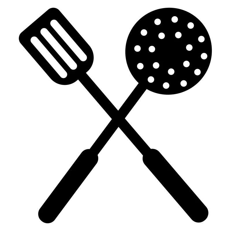 Outils de cuisson de friture croisés