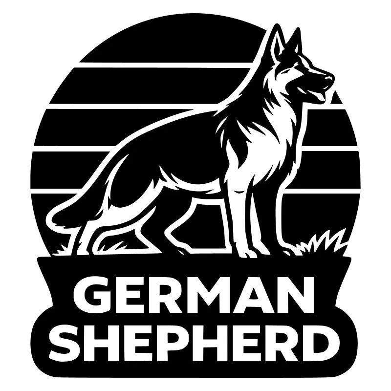 Deutscher Schäferhund Silhouette
