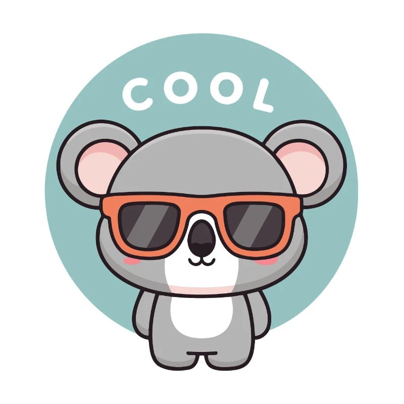 Koala Coole Bunte Gläser