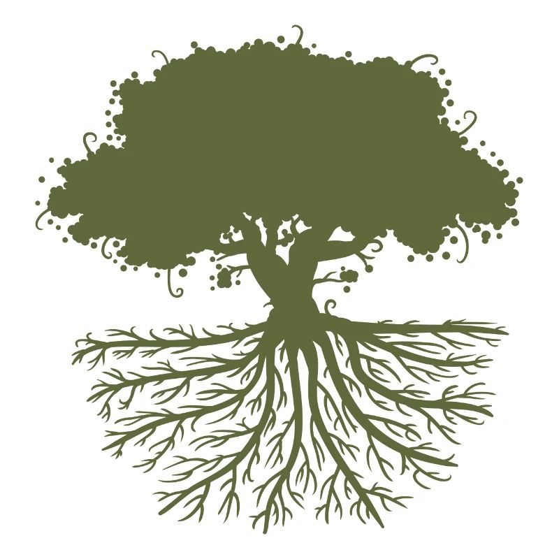 tree roots green
