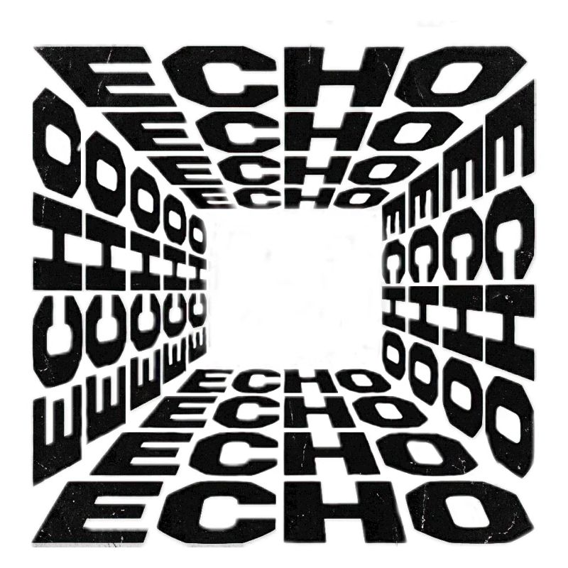 Tunnel Echoes Typographic Pattern