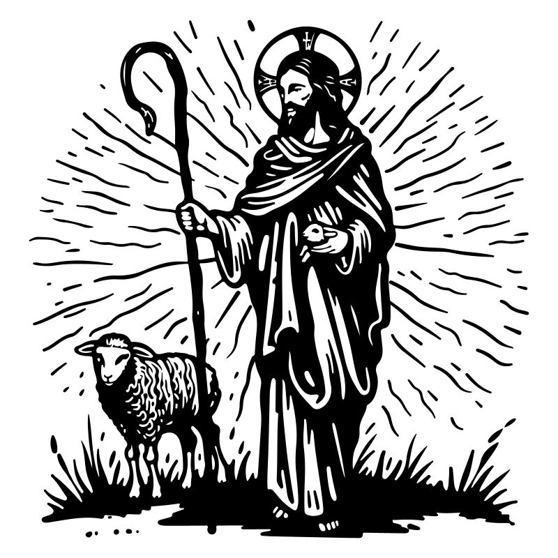 Illustration du Bon Pasteur