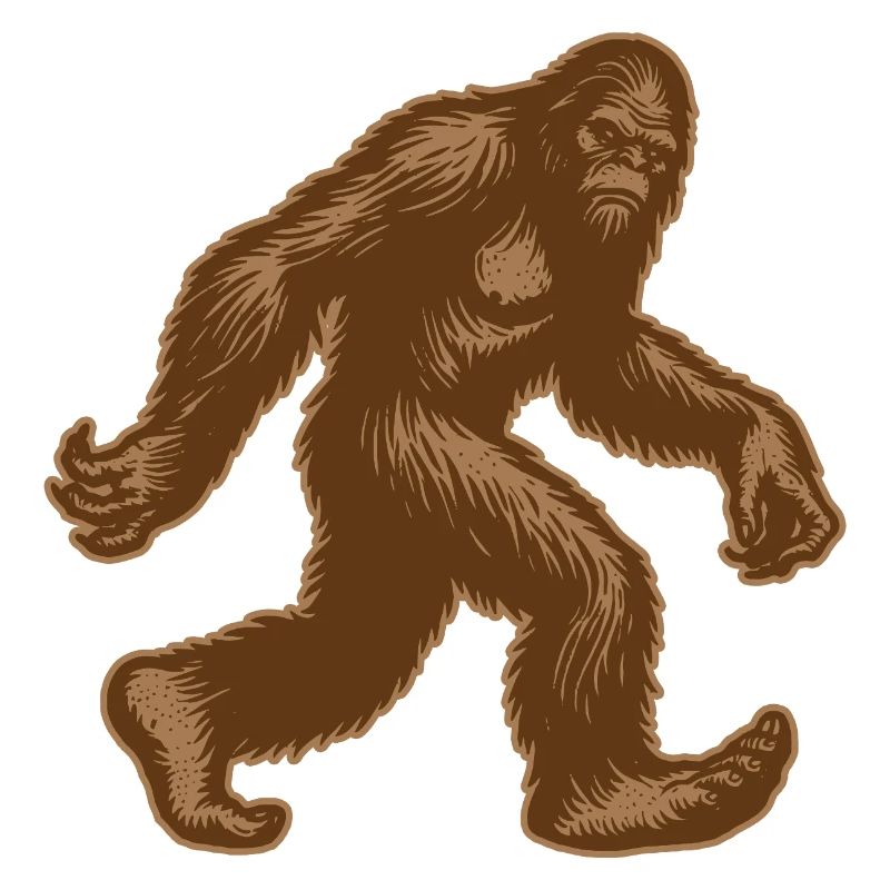 Sasquatch Bigfoot Walking 