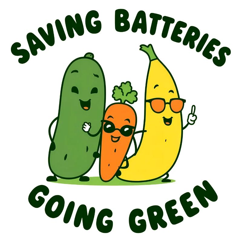 Save batteries Become environmentally friendly Cheeky Fr