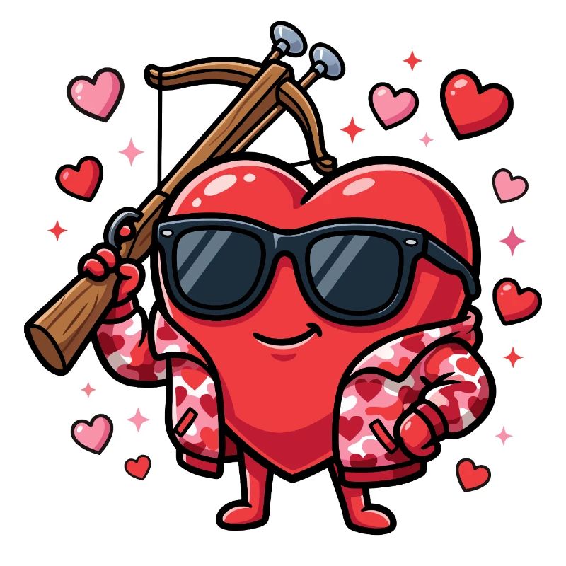 Funny Bowhunter Valentine's Day for Men