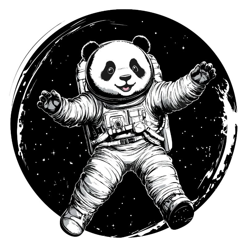 Astronaut Panda – Cute Space Explorer