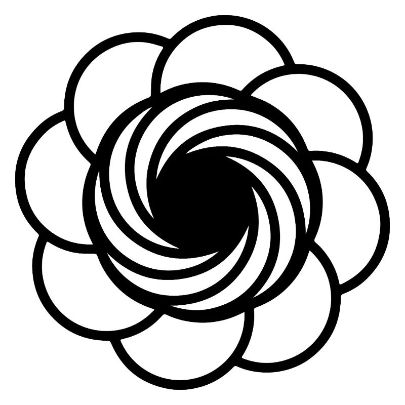 Cosmic Vortex Flower