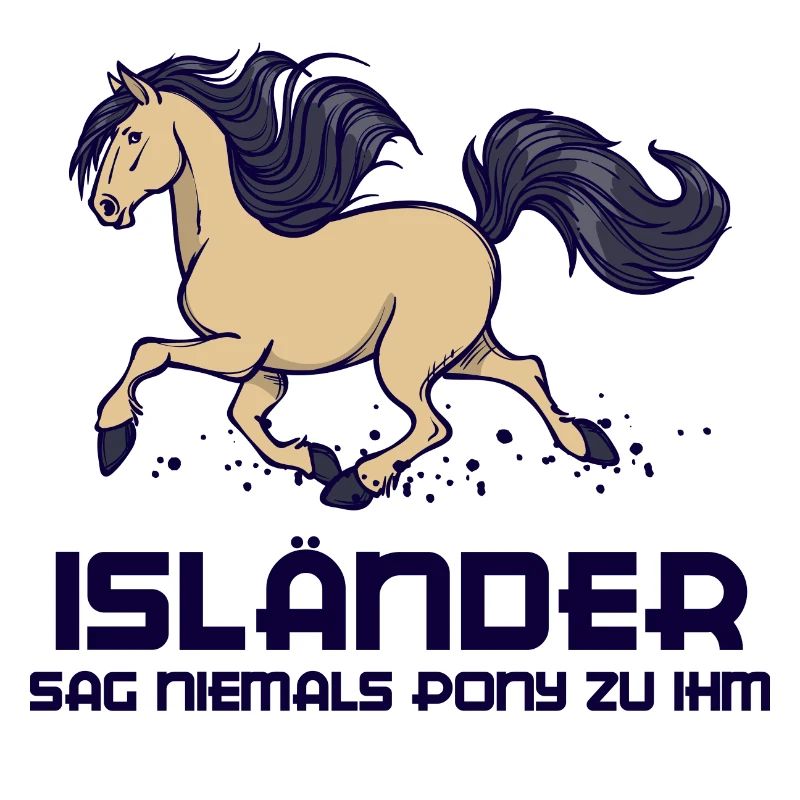 Pferdenarr Islandpferde Pferde Statement Galopp
