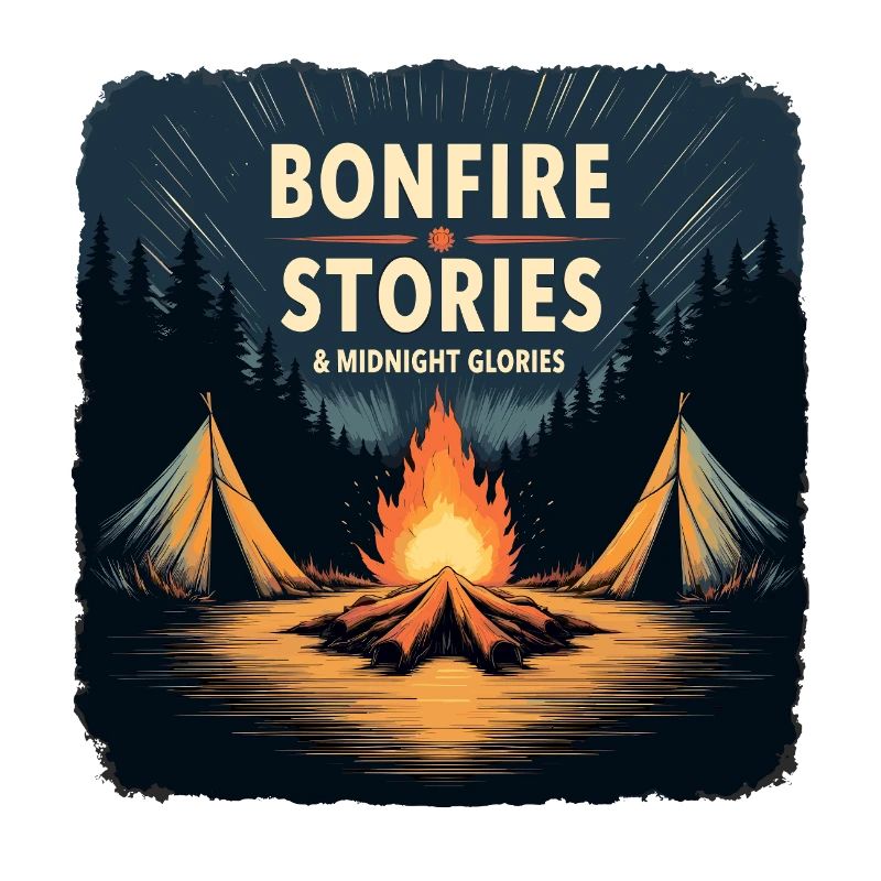Histoires de feu de camp – Scène de camping de minuit