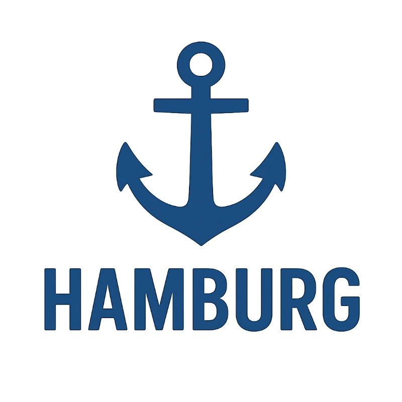Hamburg mit Anker