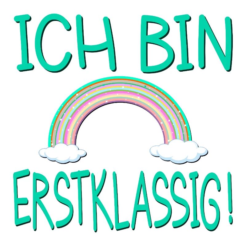 Ich bin erstklassig Regenbogen 1. Klasse
