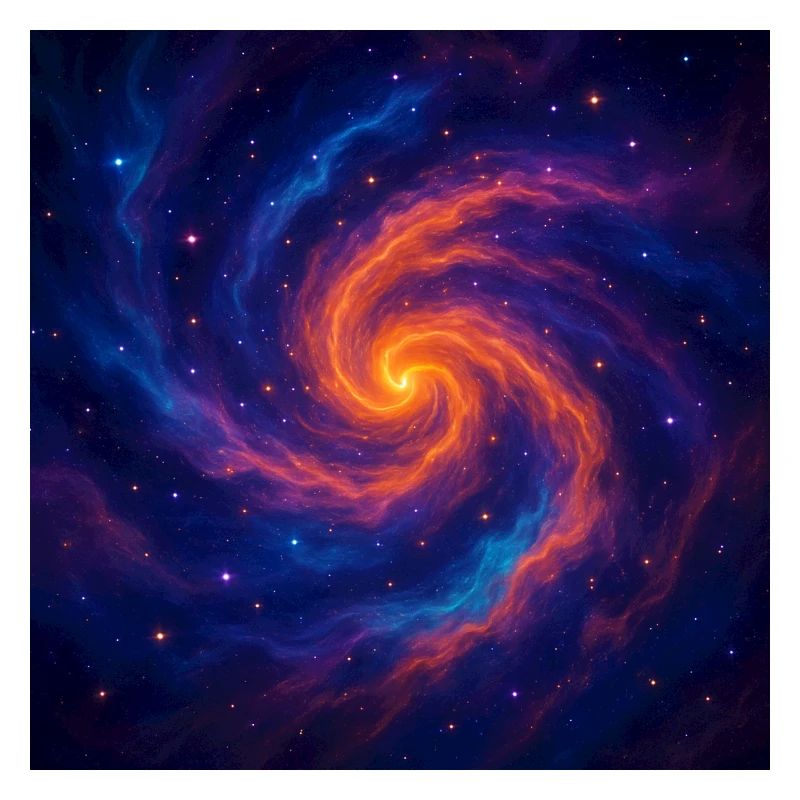 Vortex galactique dans l’espace