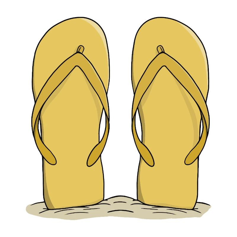 Sunny Beach Flip Flops