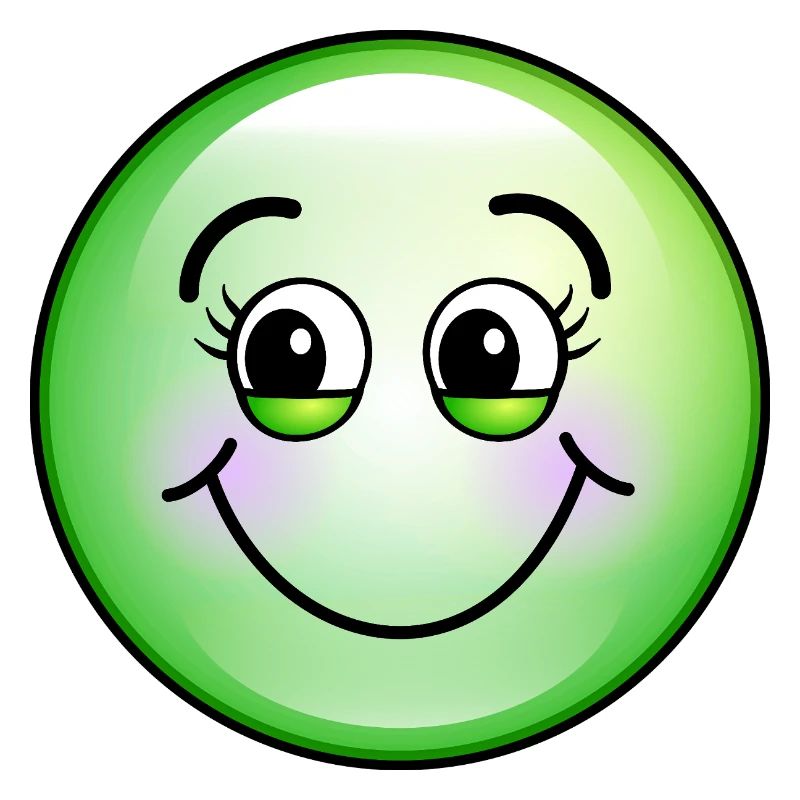 Cute Green Bubble