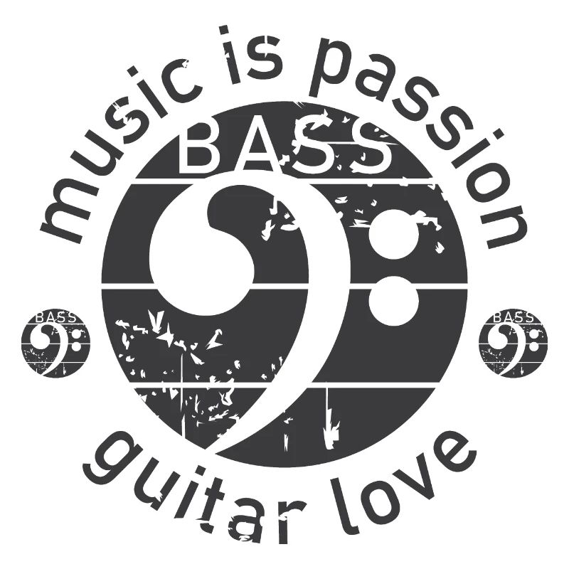 Guitare Basse Clé De Basse Look Utilisé Guitariste