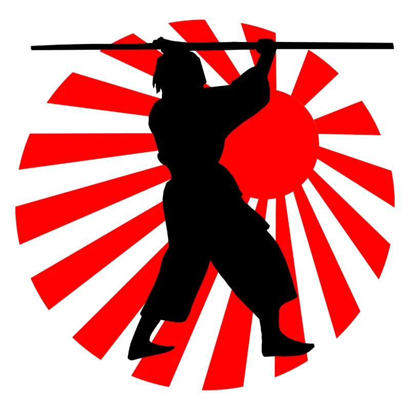 Keep Kobudo logo with a bo above it