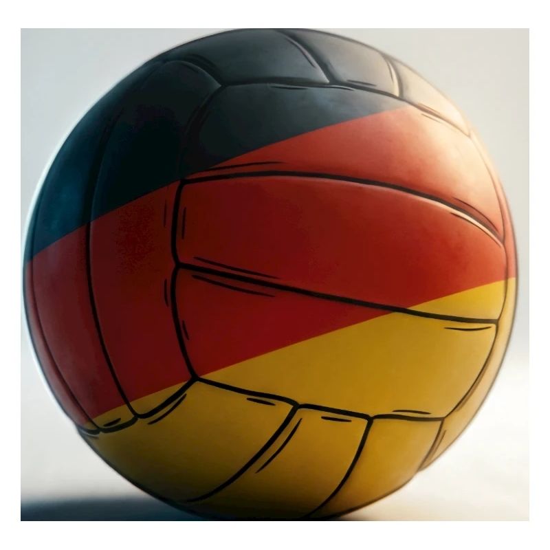 Illustration du bal du drapeau allemand