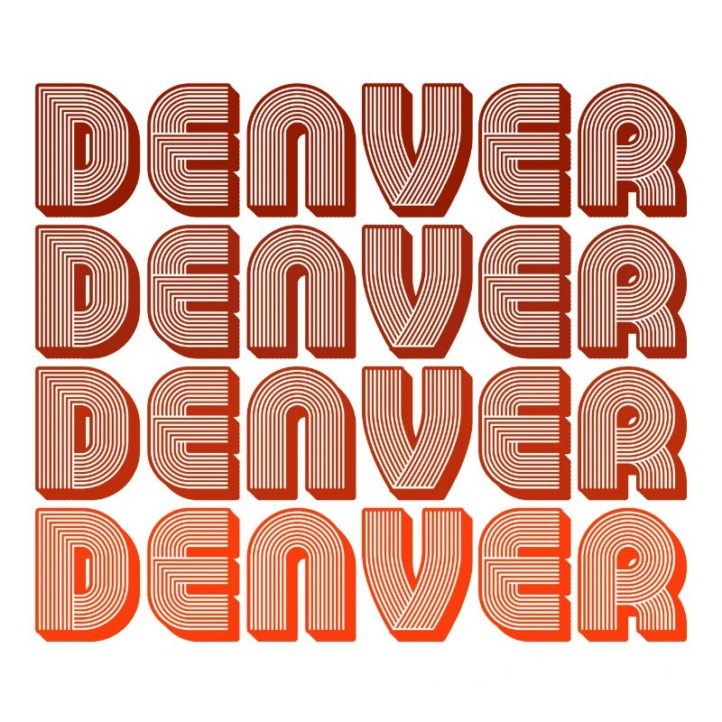 Denver Retro Block Font
