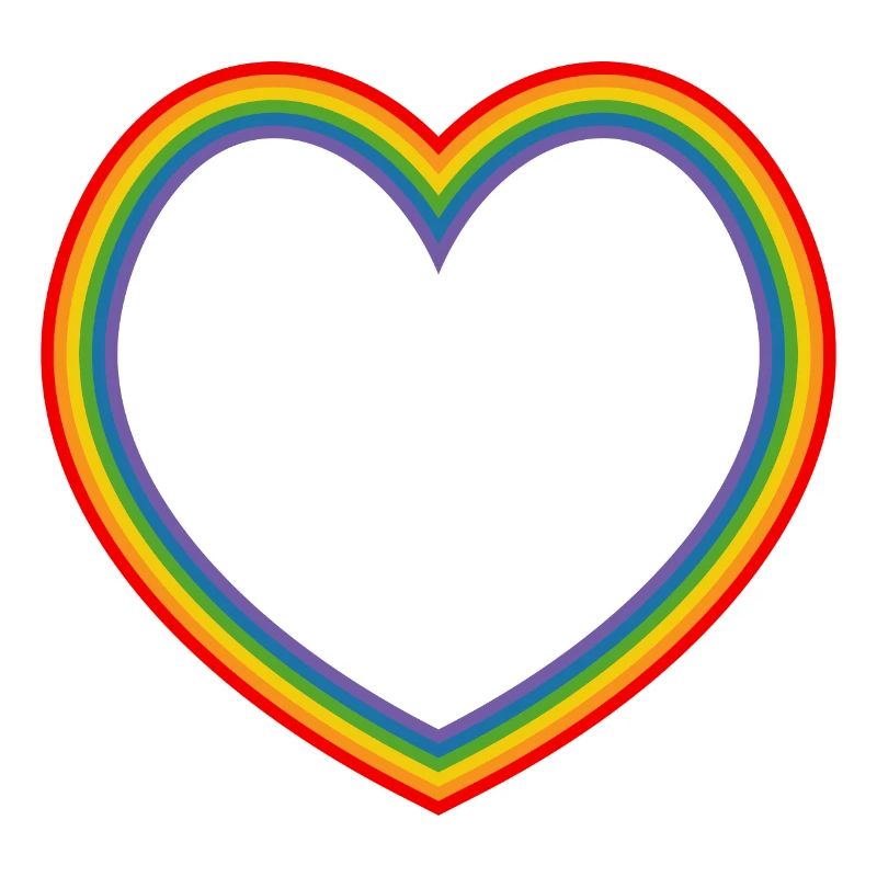 LGBT Regenbogen Herz lgbt csd tshirt