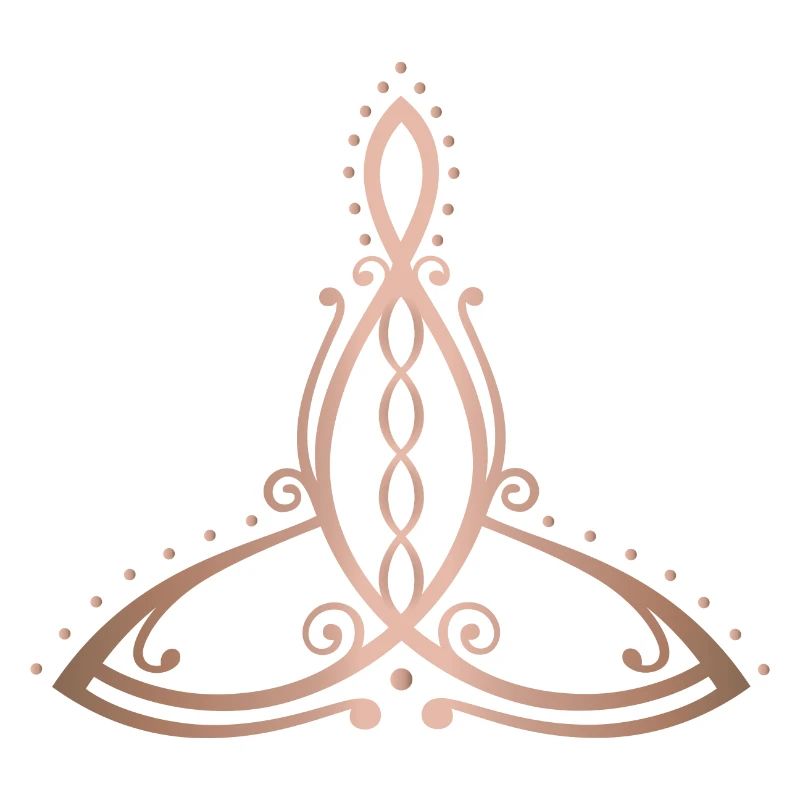 Celtic Motherhood Symbol Mutter mit vier Kindern