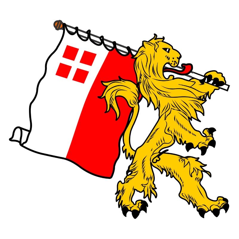 Lion avec drapeau Utrecht Utrecht drapeau