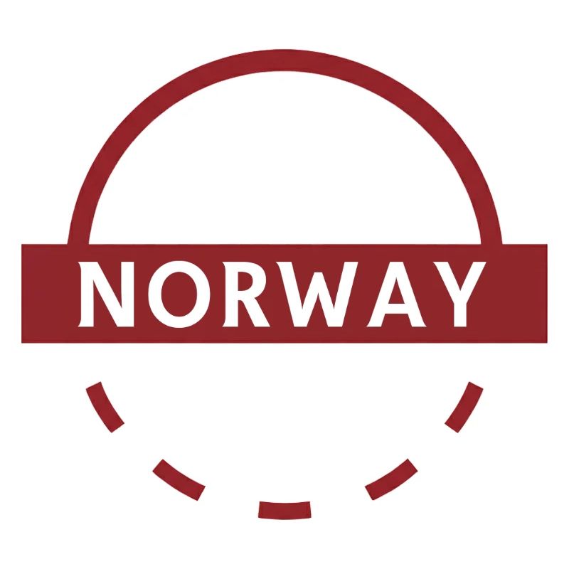 Norway Emblem Round Ring