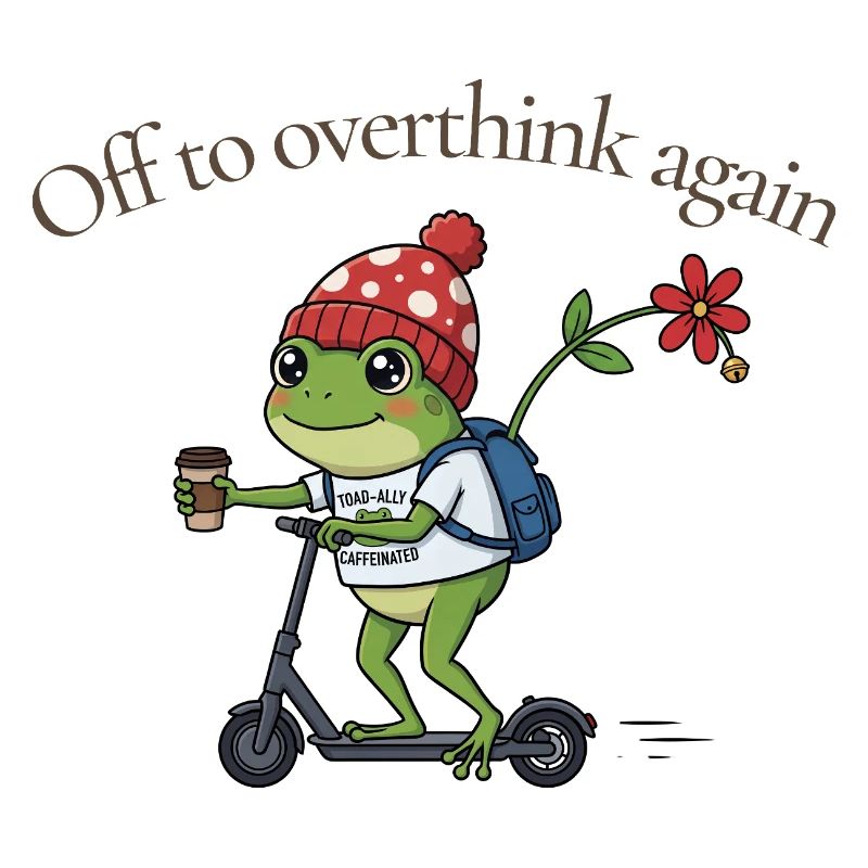 Toad-ally caffeinated Frosch