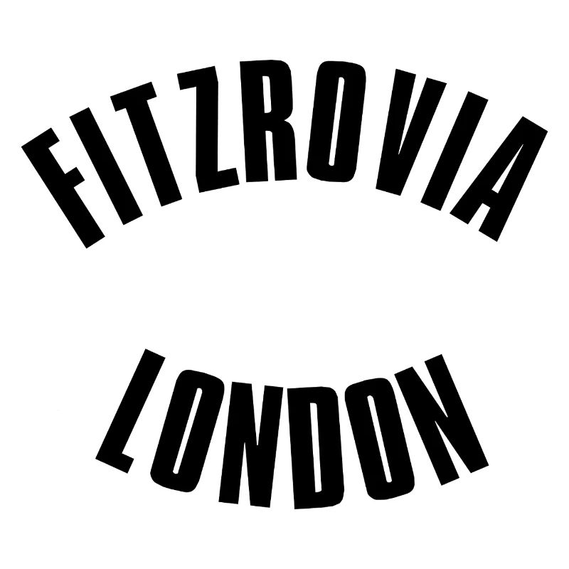 Fitzrovia London in einem Bogen