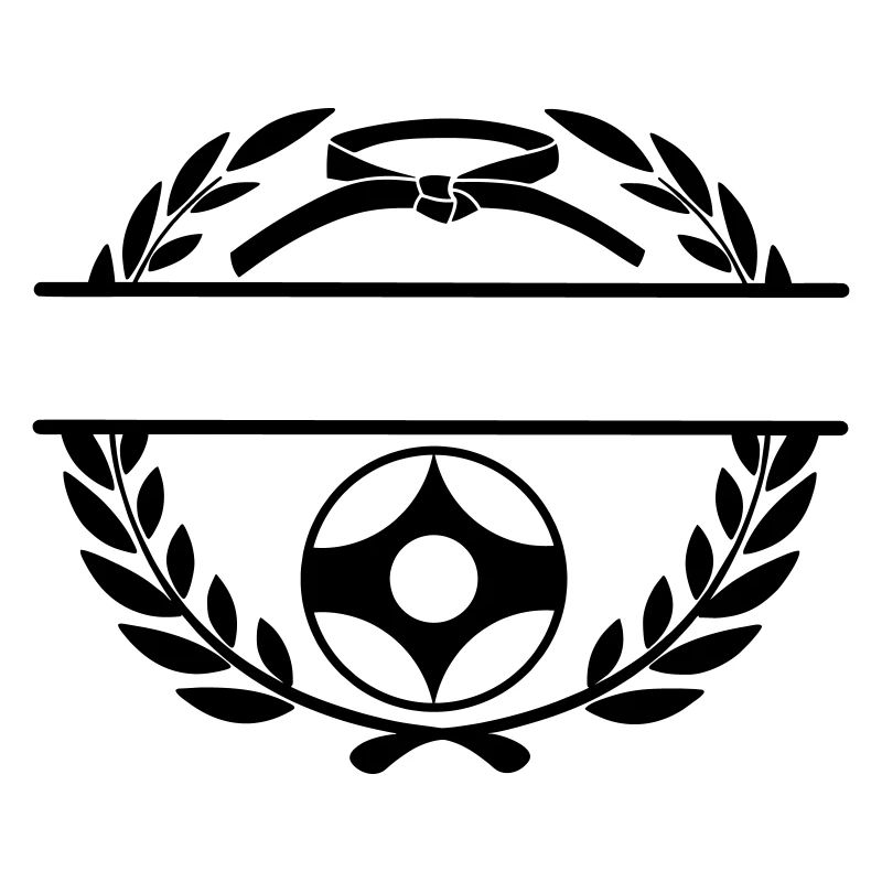 Couronne de laurier avec kanku Kyokushin