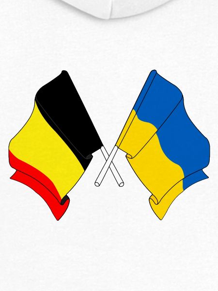 Vlag Belgie, vlag Oekraine