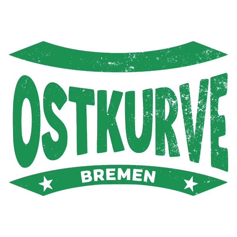 Sweat à capuche Brême Stadium Ostkurve, vert-blanc FOREVER