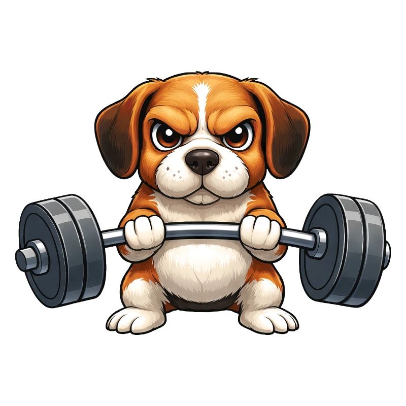 Great Dane Dumbbell Hero
