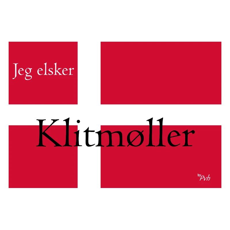 Klitmøller Danish Flag