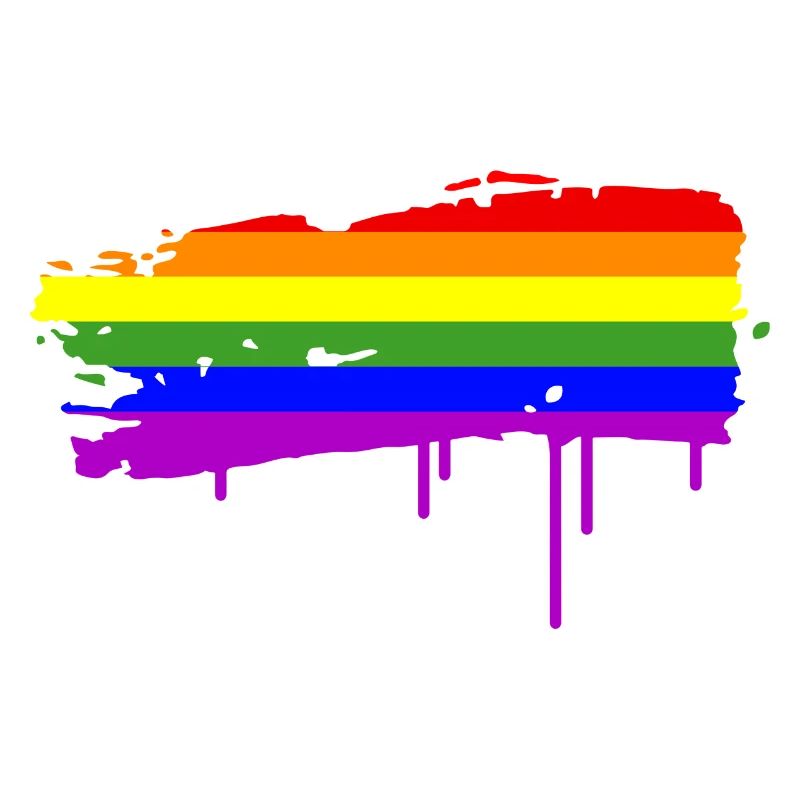 Rainbow Flag Graffiti