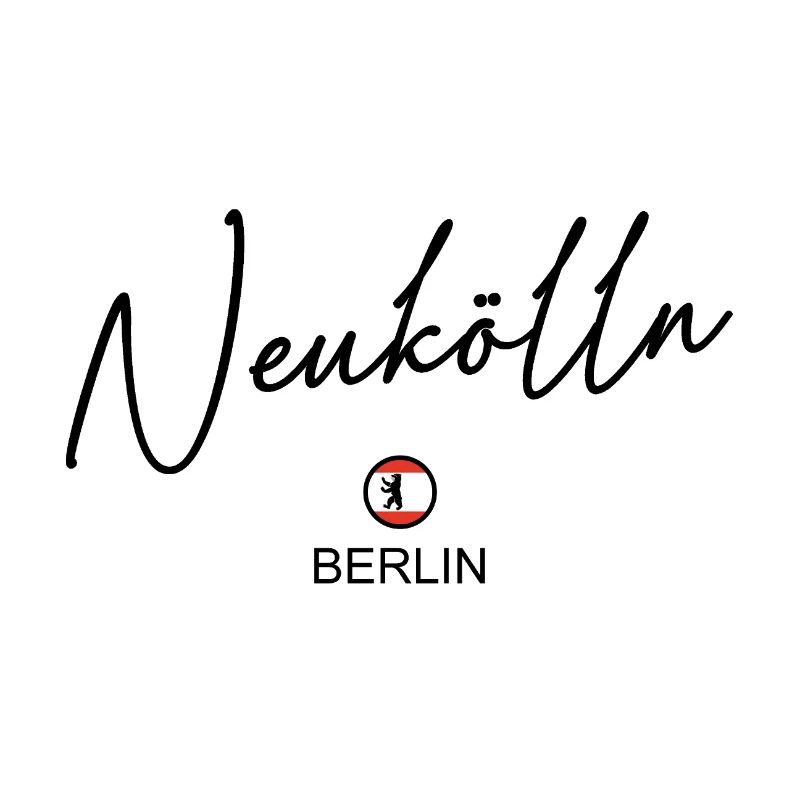 Neukölln - Berlin Flagge - Berliner Bär