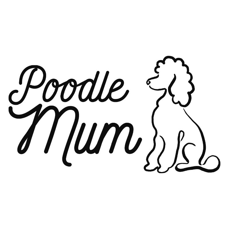 Pudel Mum Silhouette & Script