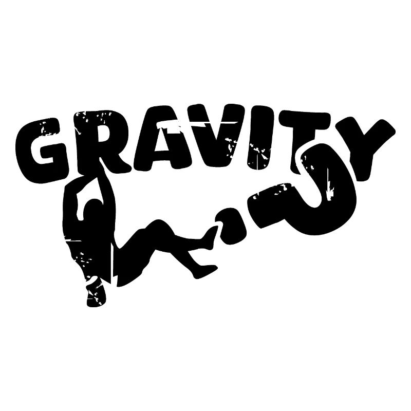 boulder climbing gravity symbol logo training cup