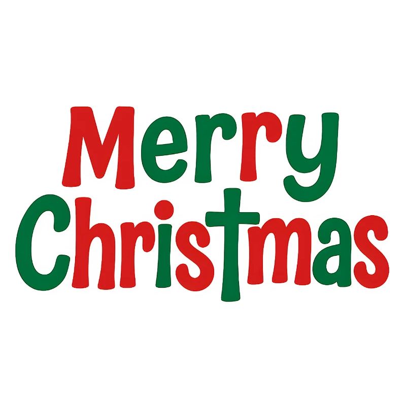 Joyeux Noël Lettrage Coloré