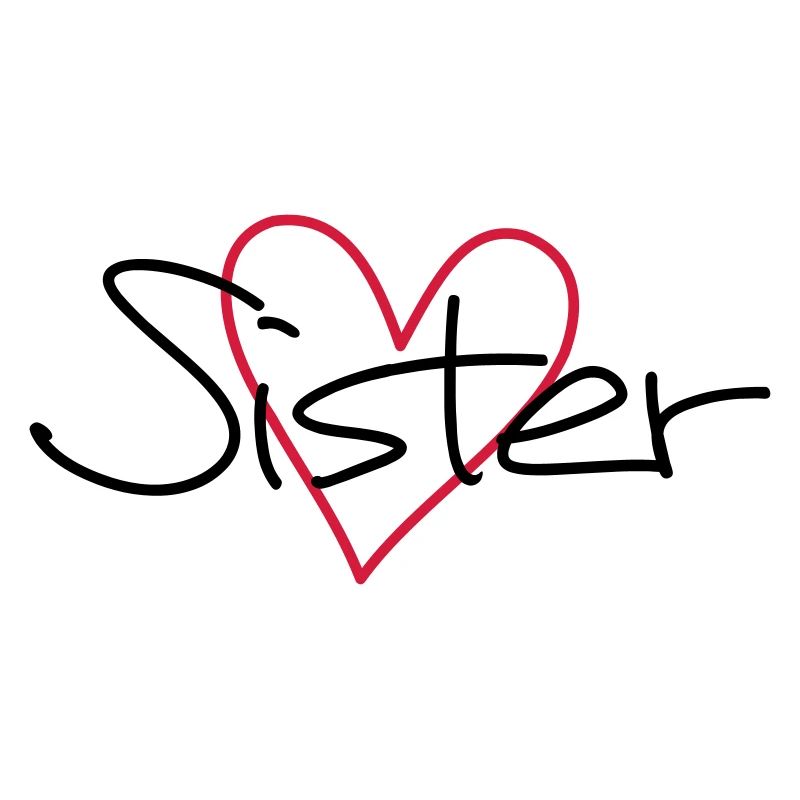 Sister Herz Geschenk Schwesterherz